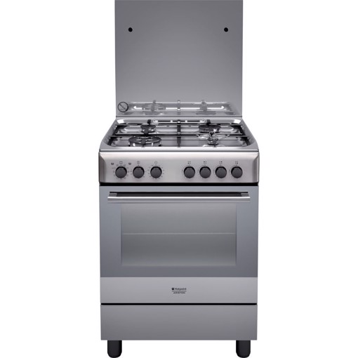 Hotpoint H6TMH2AF (X) IT Cucina Gas Acciaio inossidabile A