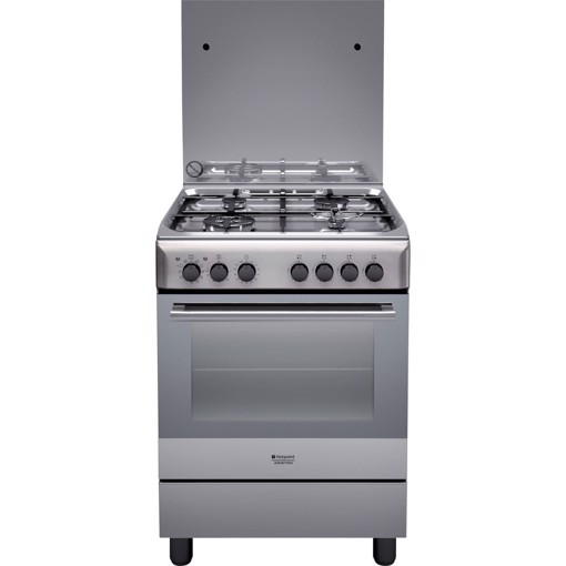 Hotpoint H6TMH2AF (X) IT Cucina Gas Acciaio inossidabile A