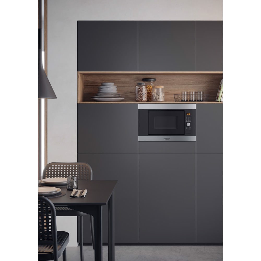 HOTPOINT MF20G IX HA Da incasso Microonde con grill 20 L 800 W Acciaio  inossidabile, Microonde da incasso in Offerta su Stay On