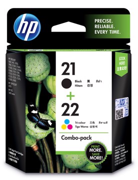 Cartuccia Hp N.21/22 2 Pz