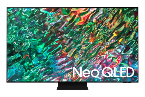 Samsung TV Neo QLED 4K 85” QE85QN90B Smart TV Wi-Fi Titan Black 2022, Mini LED, Processore Neo Quantum 4K, Quantum HDR, Gaming mode, Suono 3D