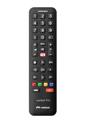 Meliconi Control TV+ telecomando IR Wireless Pulsanti