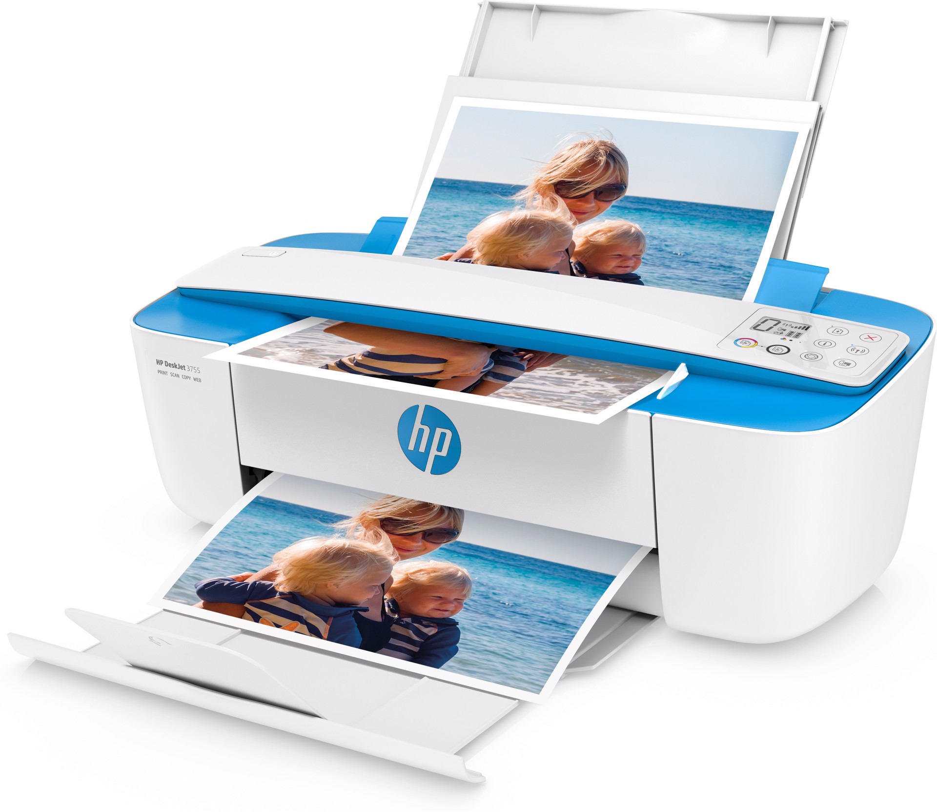 HP DeskJet Stampante multifunzione 3760, Colore, Stampante per Casa,  Stampa, copia, scansione, wireless, wireless; idonea a Instant Ink; stampa  da smartphone o tablet; scansione verso PDF