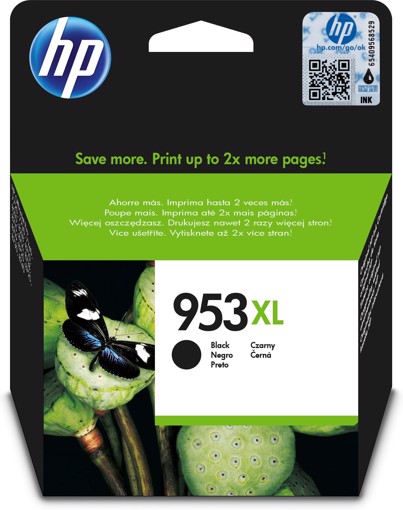 HP Cartuccia di inchiostro nero originale ad alta capacità 953XL