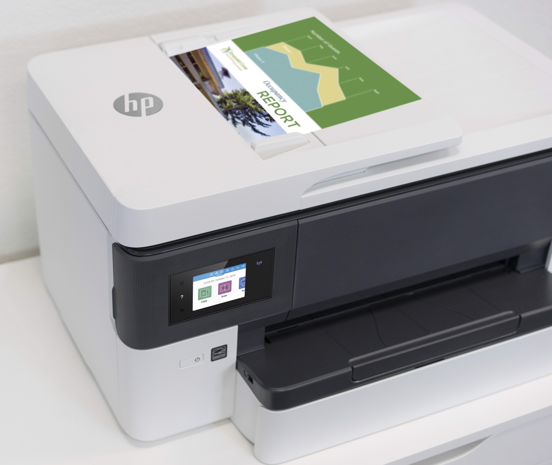 Multifunzione Inkjet - HP OfficeJet Pro 7720 Stampante multifunzione  all-in-one inkjet a colori A3 Copia Scansione Fax Wifi