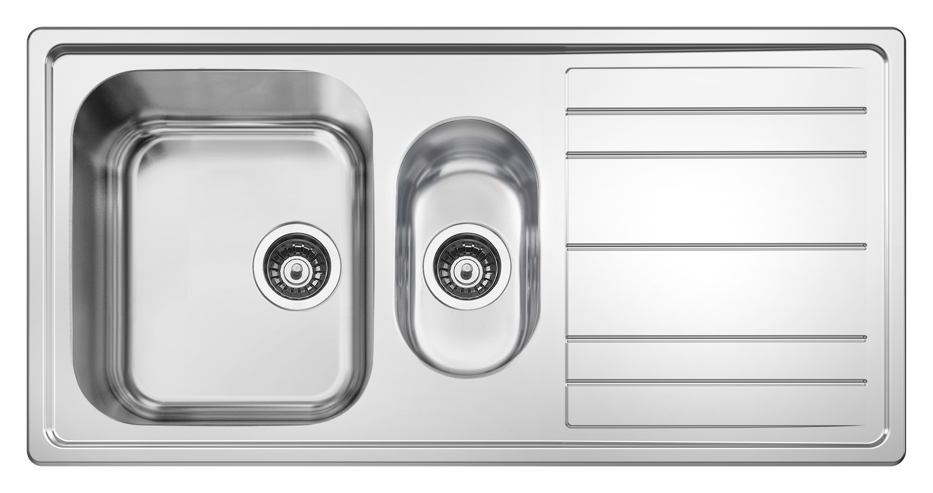 Smeg LPR102 lavello Lavello ad incasso Rettangolare Acciaio inossidabile, Lavelli e miscelatori in Offerta su Stay On