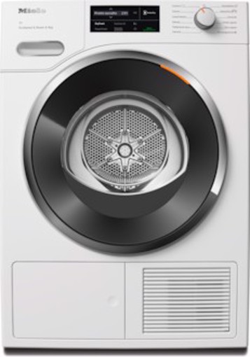 Miele TWL780WP EcoSpeed ​​& Steam & 9kg asciugatrice Libera installazione Caricamento frontale A+++ Bianco