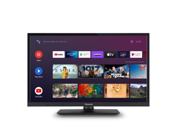 Televisore led 24" hd hdr10 3hdmi,2usb,t2/s2,and.tv,ga,pc