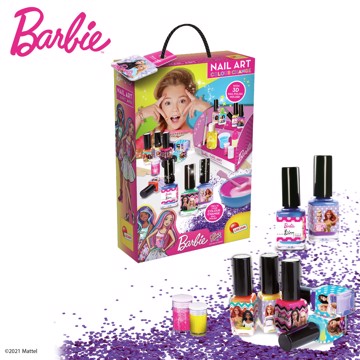 Barbie nail art color change