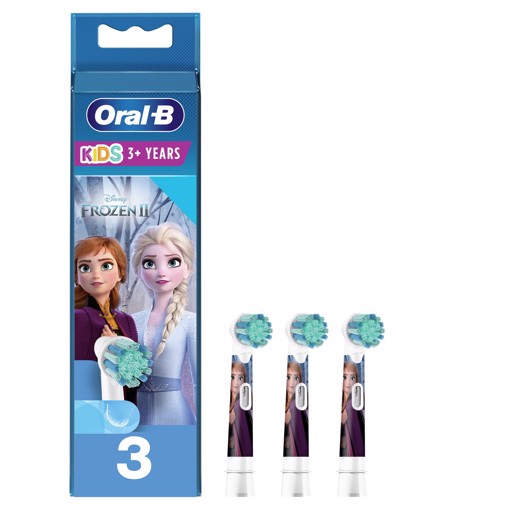 Oral-B Testina Di Ricambio per Spazzolino Kids Frozen. Confezione Da 3