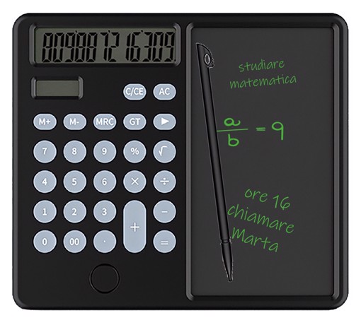 XD XDNE604 calcolatrice Desktop Calcolatrice di base Nero