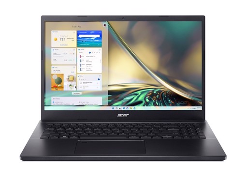 Acer Aspire 7 A715-51G-50FF i5-1240P Computer portatile 39,6 cm (15.6") Full HD Intel® Core™ i5 8 GB DDR4-SDRAM 512 GB SSD NVIDIA GeForce RTX 3050 Wi-Fi 6 (802.11ax) Windows 11 Home Nero