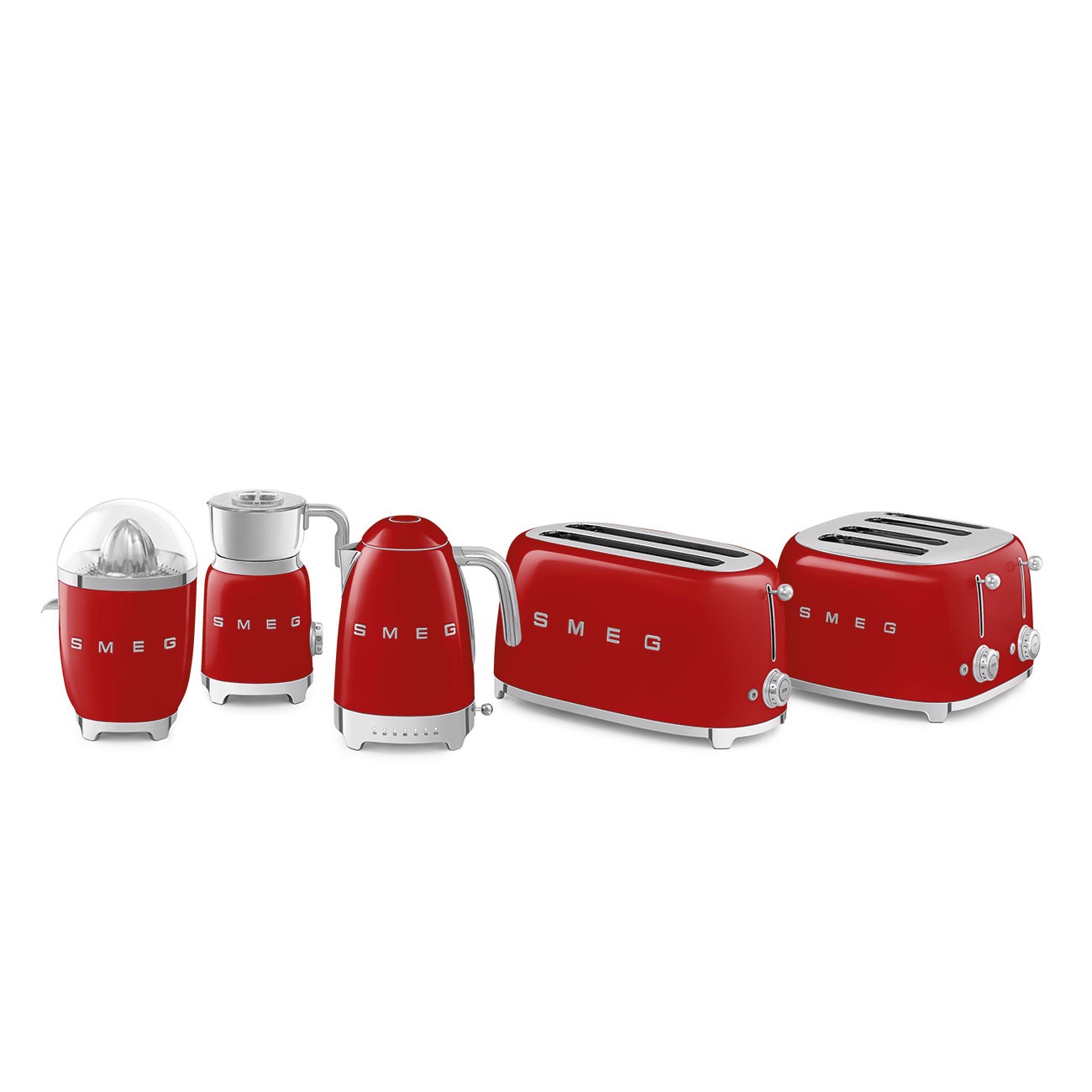 SMEG KLF04RDEU bollitore elettrico 1,7 L 2400 W Rosso, Bollitori in  Offerta su Stay On