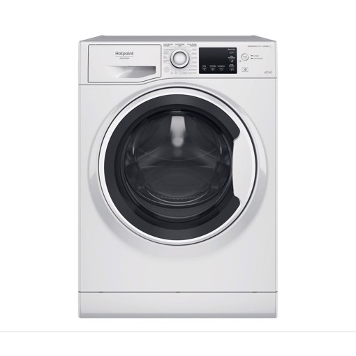 Hotpoint NDB 8636 WA IT lavasciuga Libera installazione Caricamento frontale Bianco D