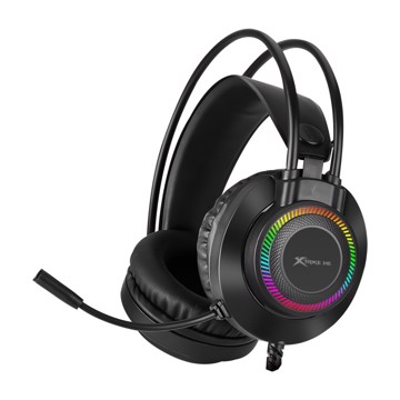 Cuffia gaming filo xtrike blk retroilluminata mic.regolabil