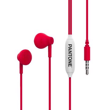 Wired earphone red1 3.5mm