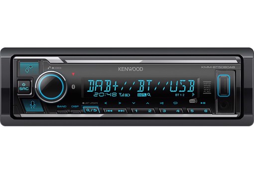 Kenwood Electronics KMM-BT508DAB Ricevitore multimediale per auto Nero 200 W Bluetooth