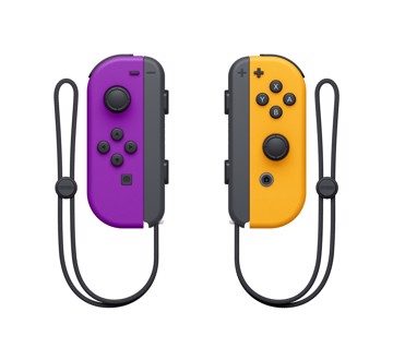 Coppia joy-con viola/arancione