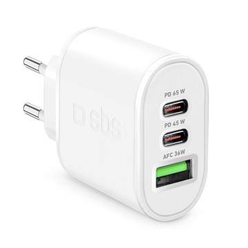 Wall charger 2 type c + 1 usb,