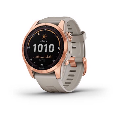 Garmin fenix 7S Solar 3,05 cm (1.2") MIP 42 mm Rose Gold GPS (satellitare)