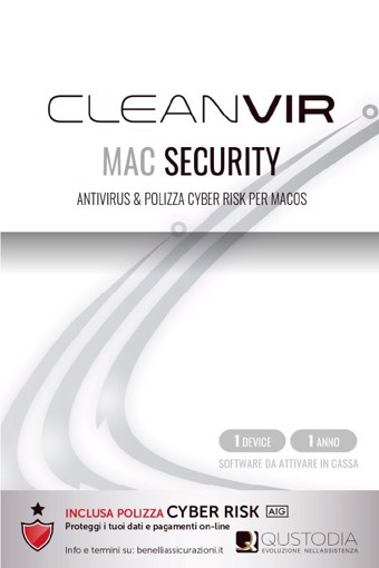 CleanVir Mac Security Antivirus & Polizza Cyber Risk Per Macos