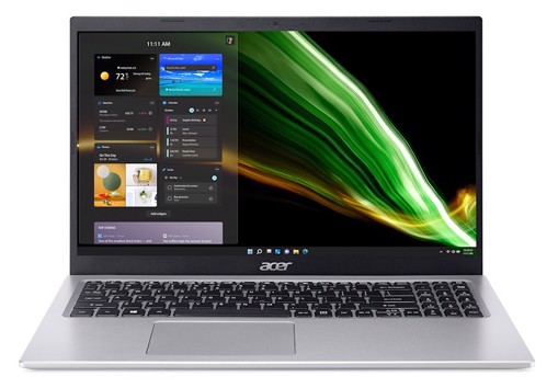 Acer Aspire 5 A515-56-76TT i7-1165G7 Computer portatile 39,6 cm (15.6") Full HD Intel® Core™ i7 16 GB DDR4-SDRAM 512 GB SSD Wi-Fi 6 (802.11ax) Windows 11 Home Argento