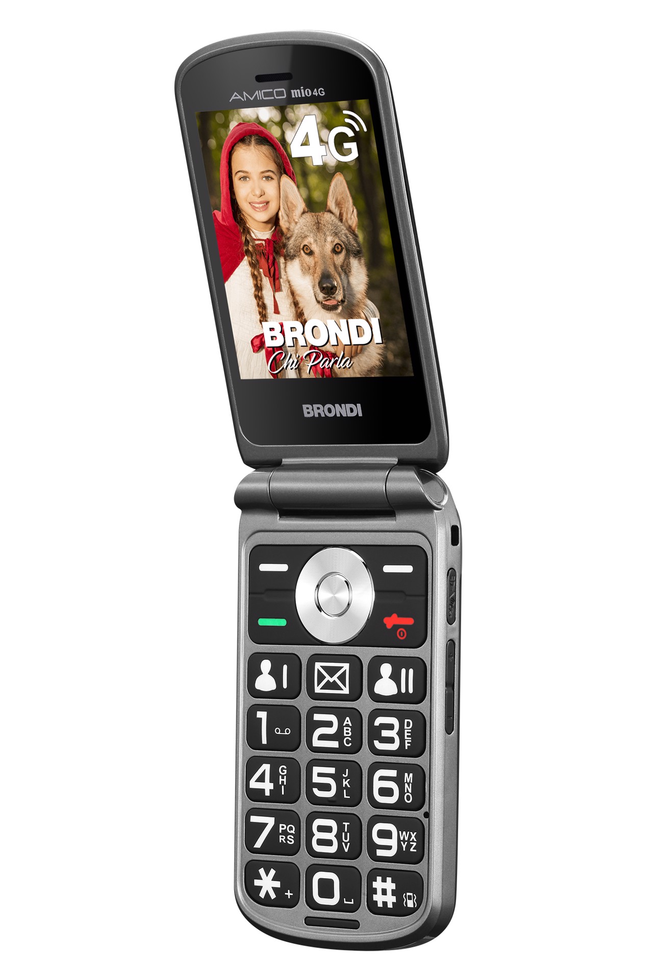 BRONDI Amico Mio 4G 7,11 cm (2.8) 106 g Bronzo Telefono per anziani, Cellulari e Senior phone in Offerta su Stay On