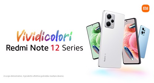 Vivi di colori Redmi Note 12 Series