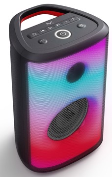 Party box speaker con luci waterproof,300w,tws,bth