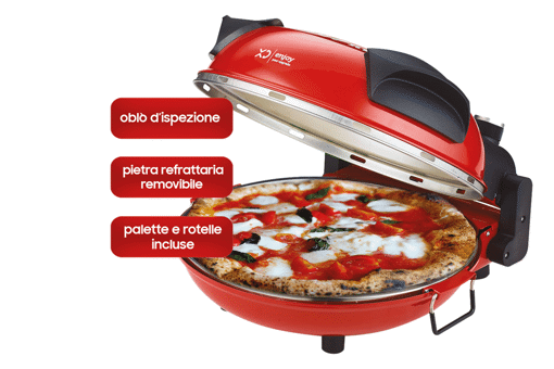 XD XDPM33 macchina e forno per pizza 1 pizza(e) 1200 W Rosso
