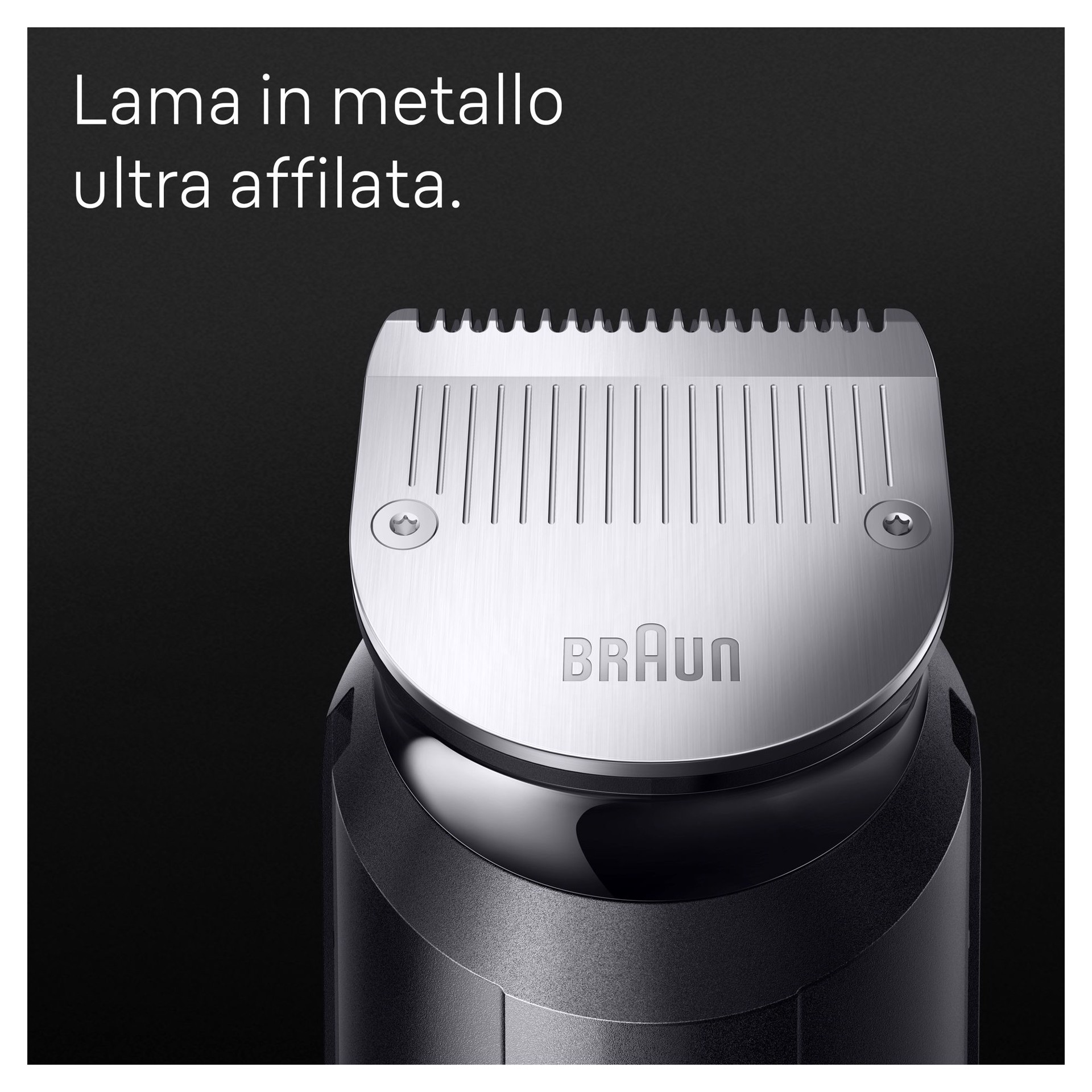 Braun series 3 rasoio elettrico barba, con lama barba ultra affilata,  regolabar