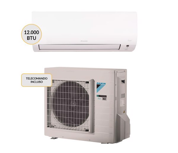 Daikin ARXD35A + ATXD35A Climatizzatore MONO split system Bianco 12000 btu WiFi