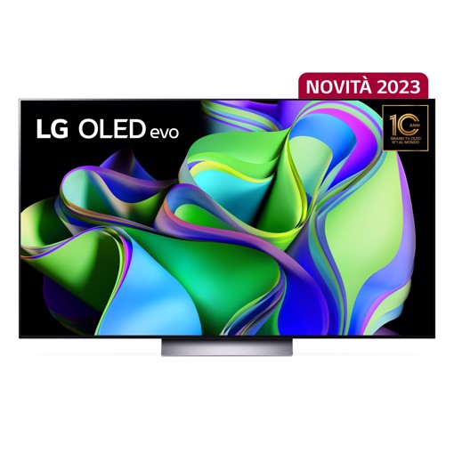 LG OLED evo 65'' Serie C3 OLED65C34LA, TV 4K, 4 HDMI, SMART TV 2023