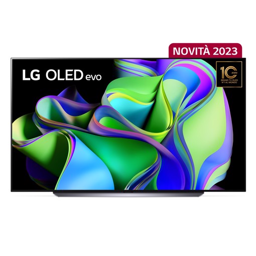 LG OLED evo 83'' Serie C3 OLED83C34LA, TV 4K, 4 HDMI, SMART TV 2023