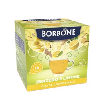 Borbone cialde tisana zenzero 18 pz