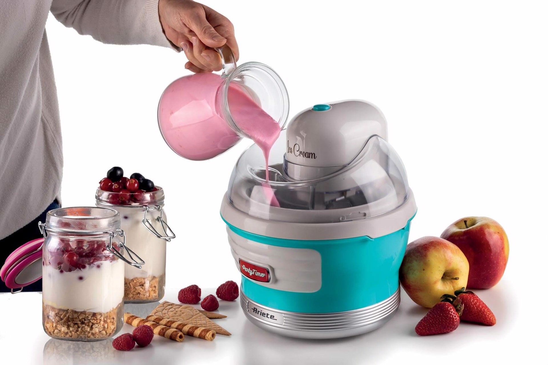 ARIETE 643 Ice Cream Maker Party Time, Macchina per fare il gelato