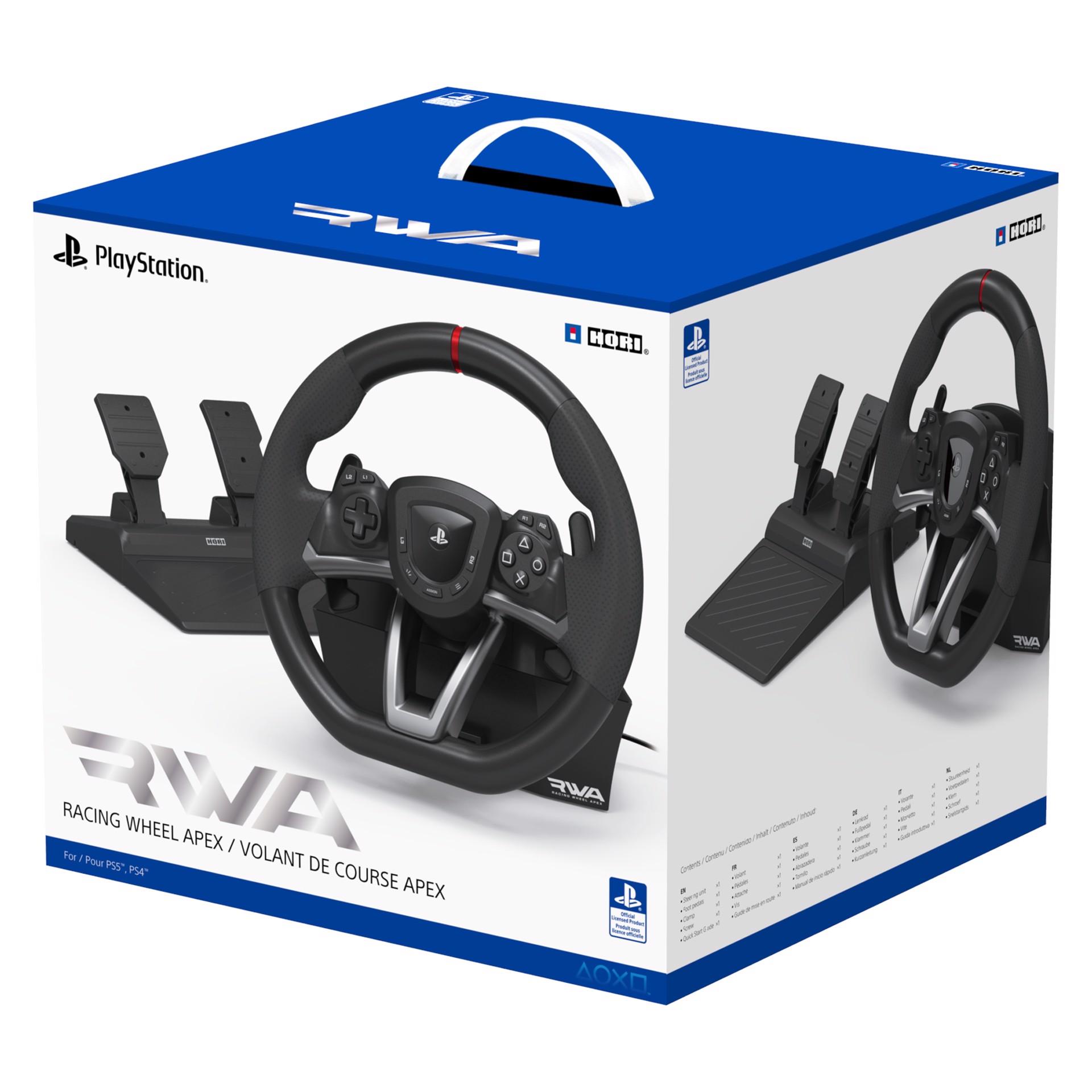 HORI Racing Wheel APEX Nero Sterzo + Pedali PC, PlayStation 4, PlayStation  5, Accessori Playstation 4 in Offerta su Stay On