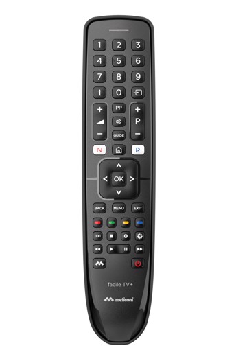 Meliconi Gumbody Facile TV+ telecomando RF Wireless Pulsanti