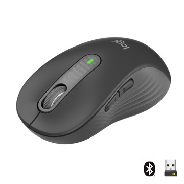 Mouse wireless logitech m650l large, 4000dpi, 5 pulsanti