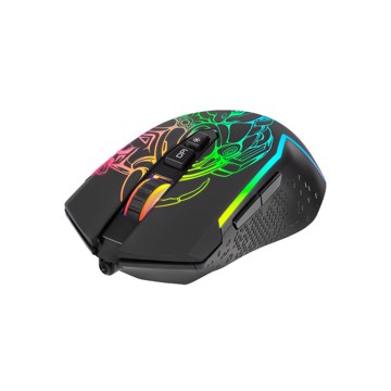 Mouse gaming xtrike a filo led 7d mouse 8000 dpi rgb backlit