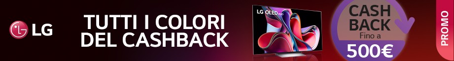 CASHBACK LG OLED FINO A €500