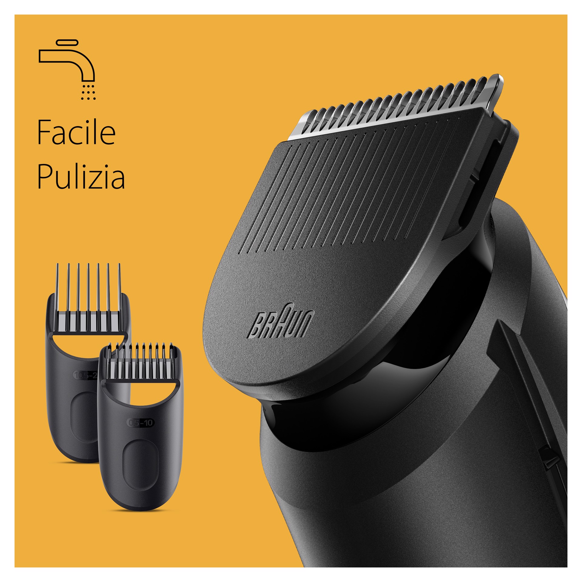 BRAUN BeardTrimmer 3 BT3411 Regolabarba Uomo, Tagliacapelli e regolabarba  in Offerta su Stay On