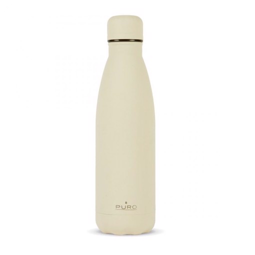 PURO WB500ICONDW1BEIGE borraccia Uso quotidiano 500 ml Acciaio inossidabile Beige