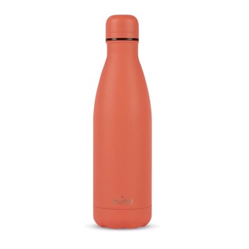 Puro bottiglia icon acciaio strato 500ml coral