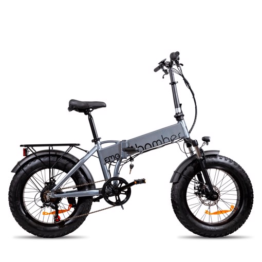 EMG Fat Bike Bomber 250W con telaio 17" foldable, ruota 20", Freni a disco a/p, Cambio Shimano e batteria 10Ah