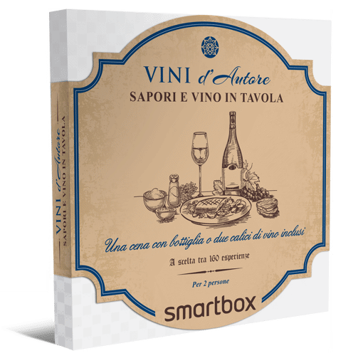 Smartbox Cofanetto Sapori E Vino In Tavola - Una cena con bottiglia o due calici di vino inclusi