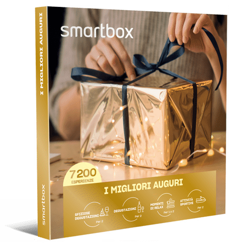 Smartbox Cofanetto I Migliori Auguri - Sfiziose degustazioni per 2 persone
O
Degustazioni per 2 persone
O
Momenti di relax per 1 o 2 persone
O
Attività sportive per 2 persone