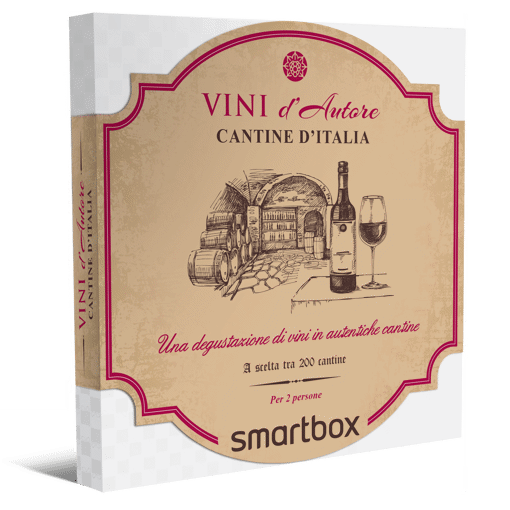 Smartbox Cofanetto Cantine D'Italia - Una degustazione di vini in autentiche cantine
Per 2 persone