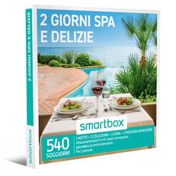 1 notte • 1 colazione • 1 cena • 1 percorso benessere
Affascinanti hotel 3* e 4*, resort con ingresso 
giornaliero al centro benessere…
Per 2 persone
