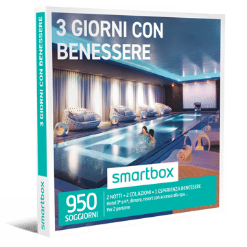 2 notti • 2 colazioni • 1 esperienza benessere
Hotel 3* e 4*, dimore,
resort con accesso alla spa…
Per 2 persone
